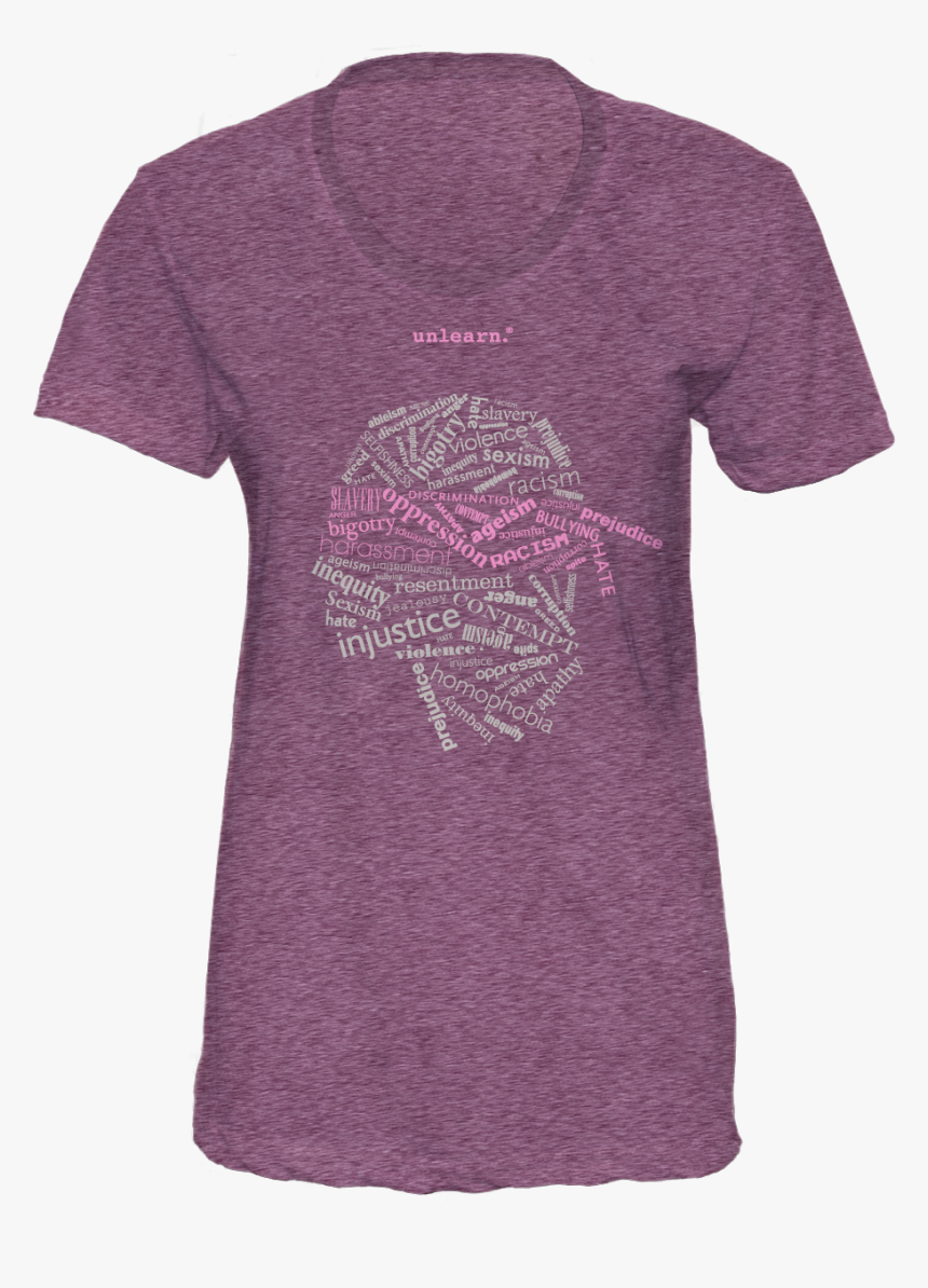 Women"s Heather Plum T-shirt - Active Shirt, HD Png Download, Free Download