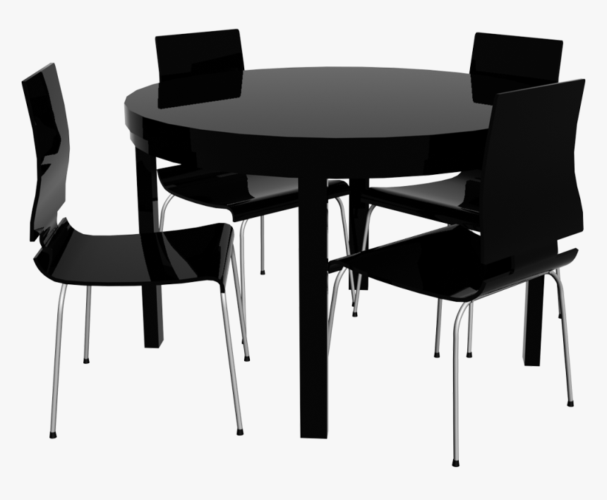 Table And Chairs Png -round Bjursta Table And Chairs - Round Table Chair Png, Transparent Png, Free Download