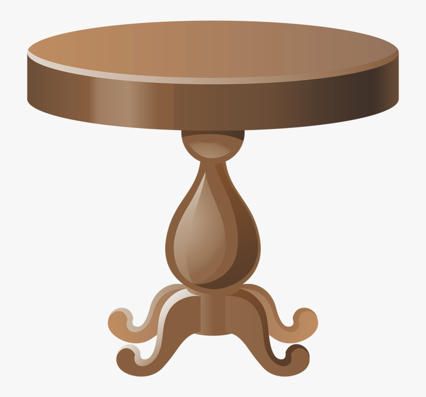 Transparent Clear The Table Clipart - Realistic Table Drawing, HD Png Download, Free Download