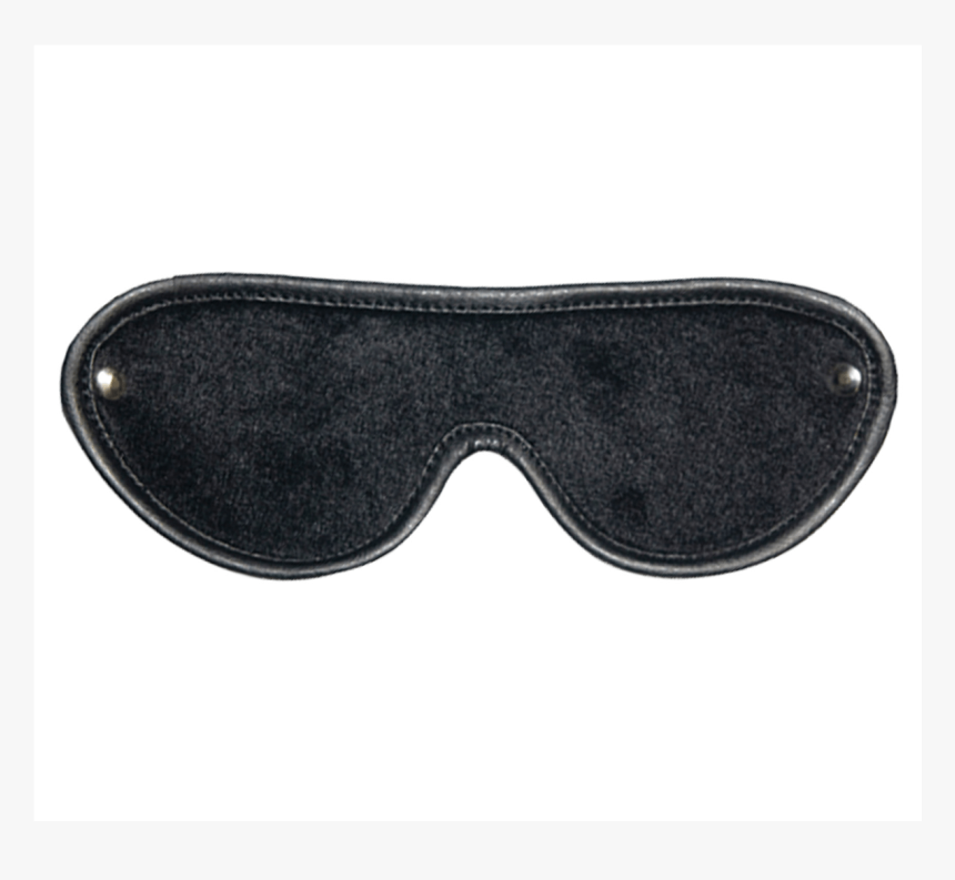 Black Fluffy Blindfold - Sleep Mask, HD Png Download, Free Download