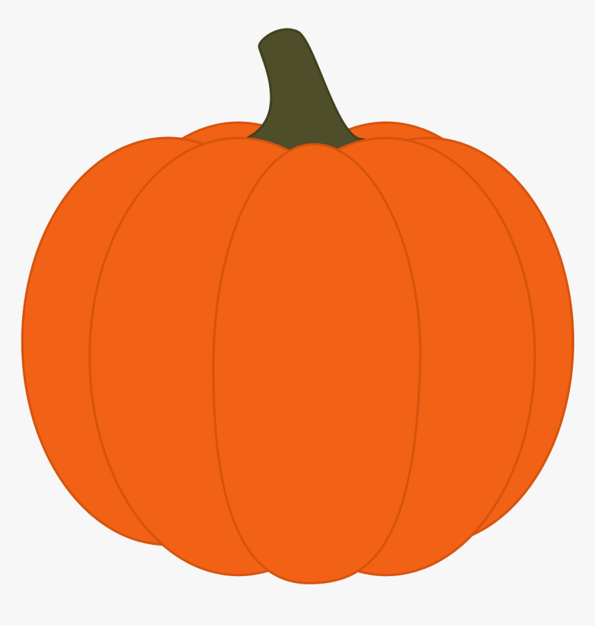 Pumpkin Clipart Cute - Transparent Background Pumpkin Clipart, HD Png Download, Free Download