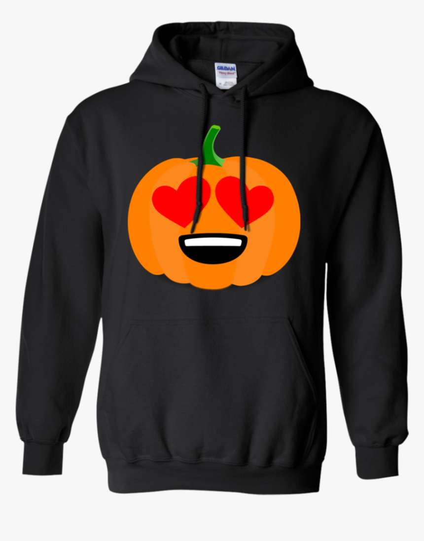 Pumpkin Emoji Heart Eyes T Shirt & Hoodie - Never Broke Again Hoodie, HD Png Download, Free Download