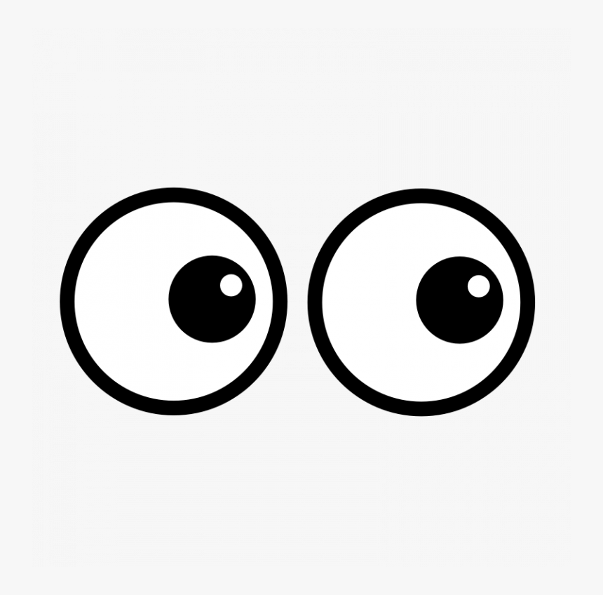 Cartoon Eyes Big Clip - Cartoon Googly Eye Png, Transparent Png, Free Download