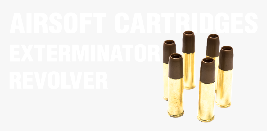 Black Ops Exterminator Airsoft Bb Revolver Cartridges - Bullet, HD Png Download, Free Download