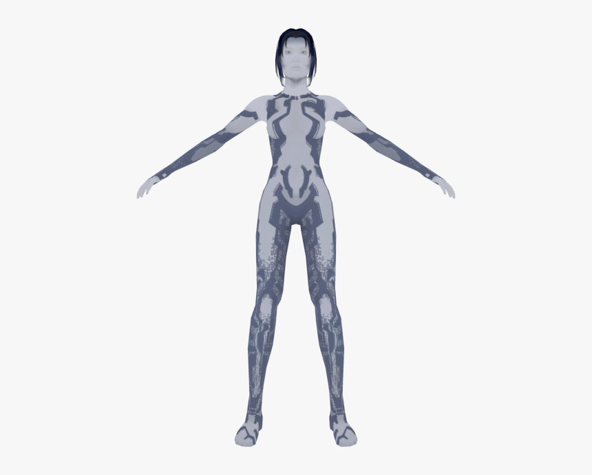 Download Zip Archive - Halo 3 Cortana Model, HD Png Download, Free Download
