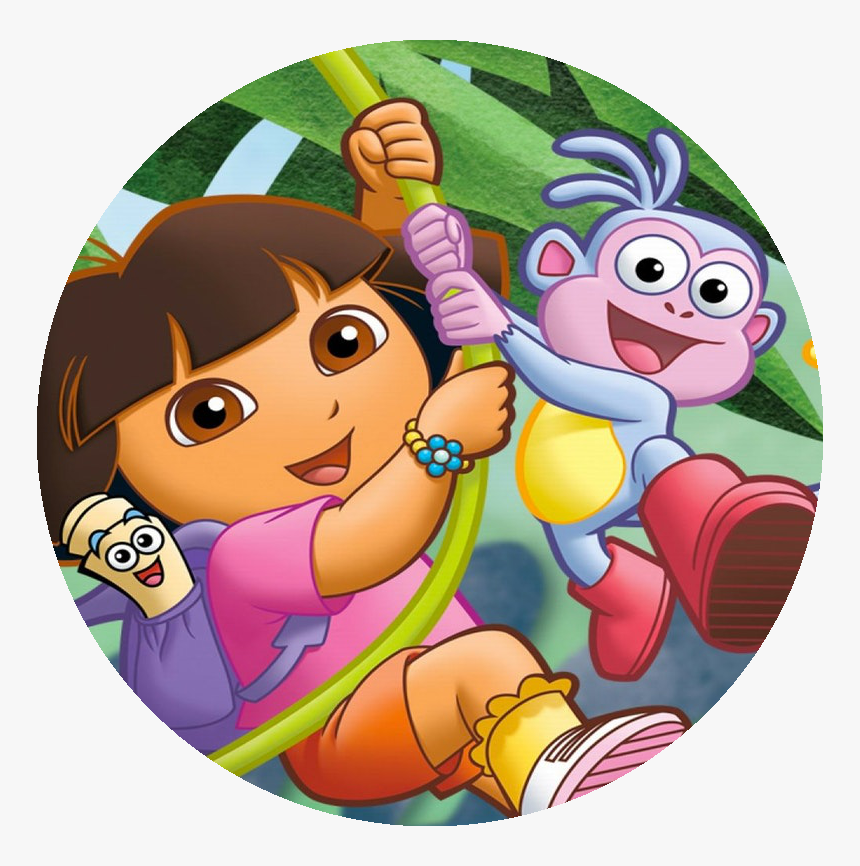 Dora The Explorer Swinging On Vine, HD Png Download, Free Download