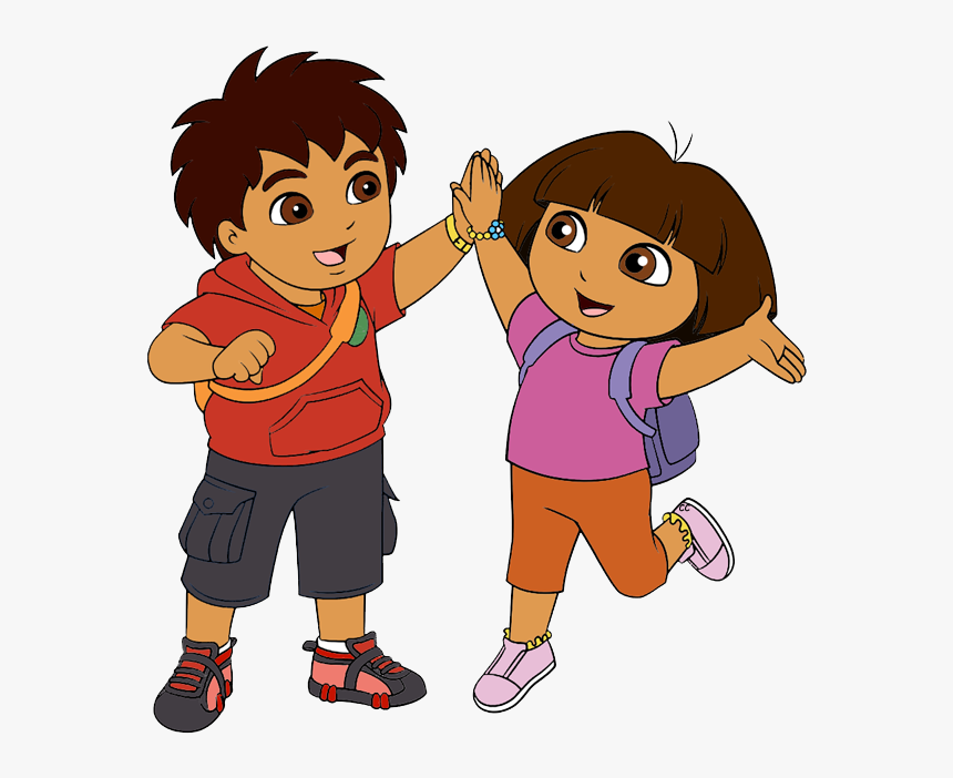 Explorer Drawing Buji - Dora And Diego Transparent, HD Png Download, Free Download