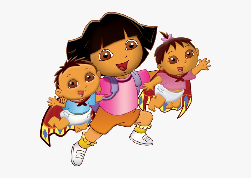 Dora The Explorer Cartoon Images Clip Art Dora The Explorer Super Babies Hd Png Download Kindpng