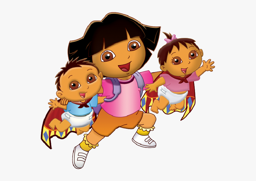 Dora The Explorer Cartoon Images Clip Art - Dora The Explorer Super Babies, HD Png Download, Free Download