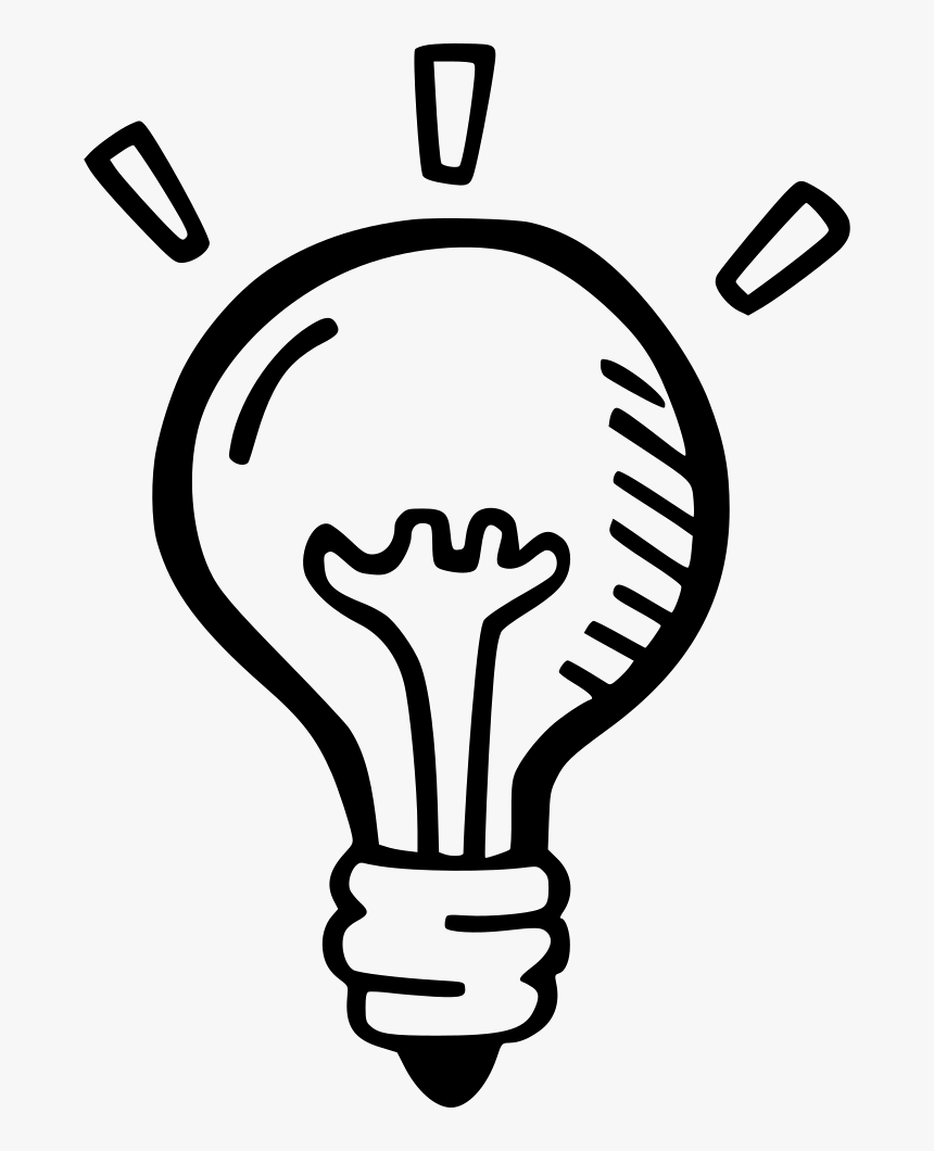 Idea Lightbulb Comments - Lampu Png Icon, Transparent Png, Free Download