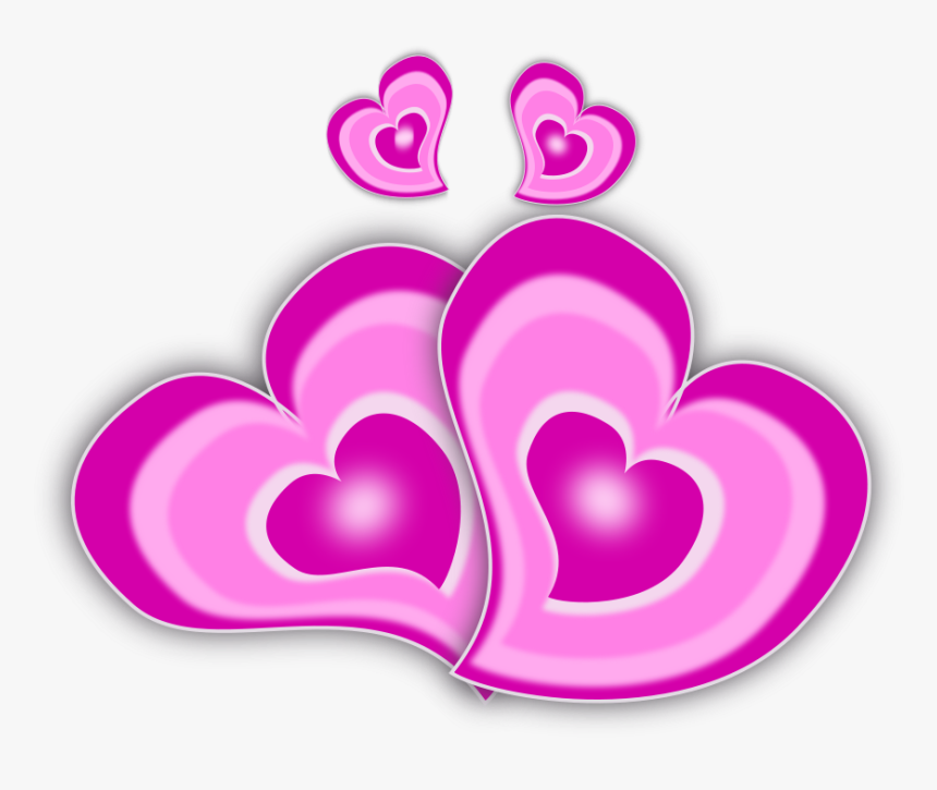 Loving Hearts Svg Clip Arts - หัวใจ งาน แต่ง, HD Png Download, Free Download