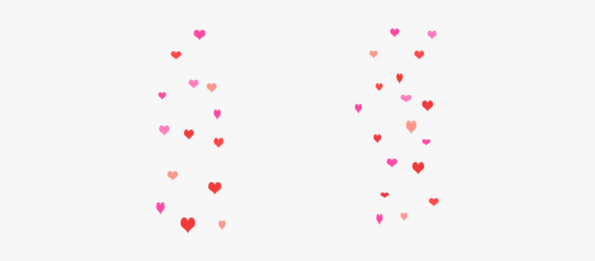 Filter, Hearts, And Overlay Image - Aesthetic Red Transparent Stickers, HD Png Download, Free Download