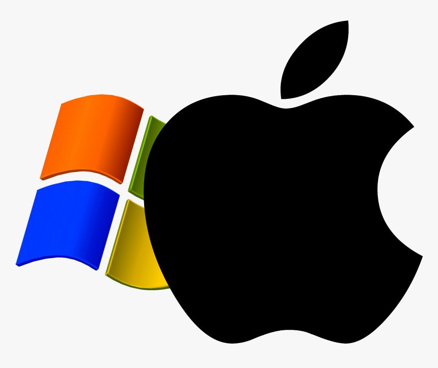 Windows And Apple Logo, HD Png Download, Free Download