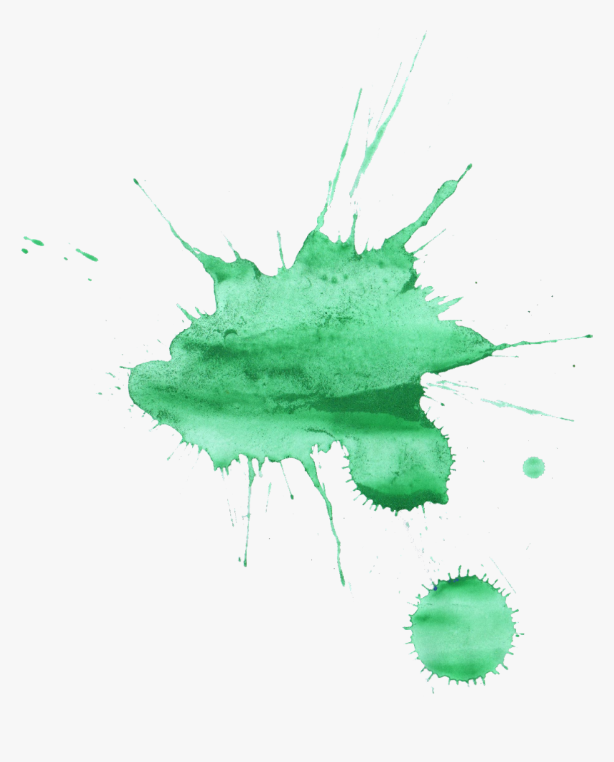 #paint #line #green #painting #brush #aquarel #aquarelle - Watercolor Green Paint Splatter, HD Png Download, Free Download