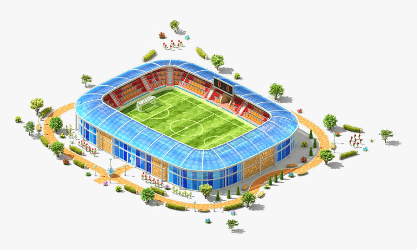 Transparent Baseball Park Clipart - Soccer-specific Stadium, HD Png Download, Free Download