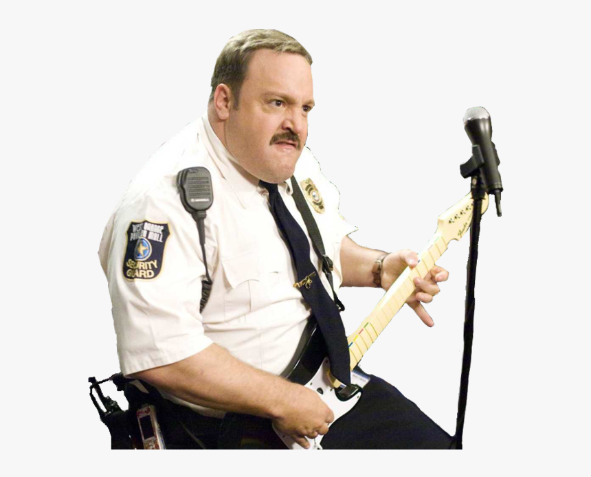 Image - Paul Blart Playing Rock Band, HD Png Download, Free Download