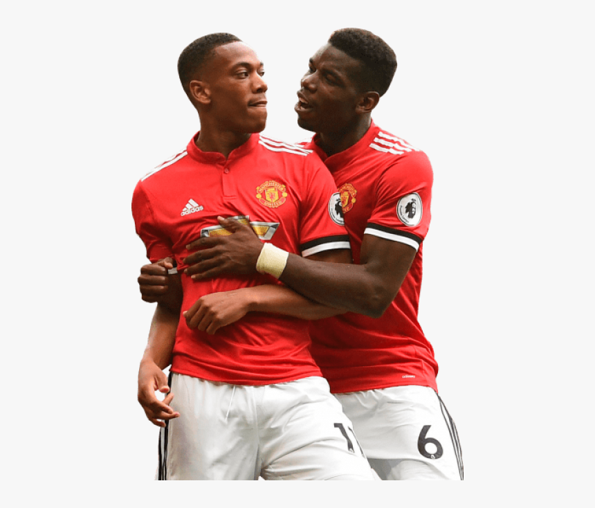 Free Png Download Anthony Martial & Paul Pogba Png - Martial And Pogba Png, Transparent Png, Free Download