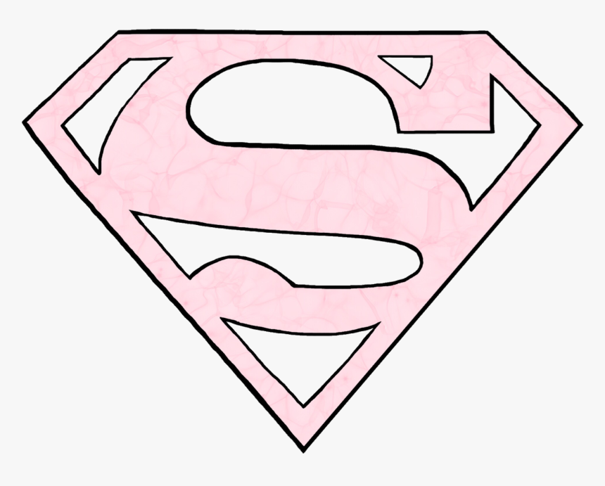 Superman Superwoman Logo Pink Freetoedit - Superwoman Logo, HD Png Download, Free Download