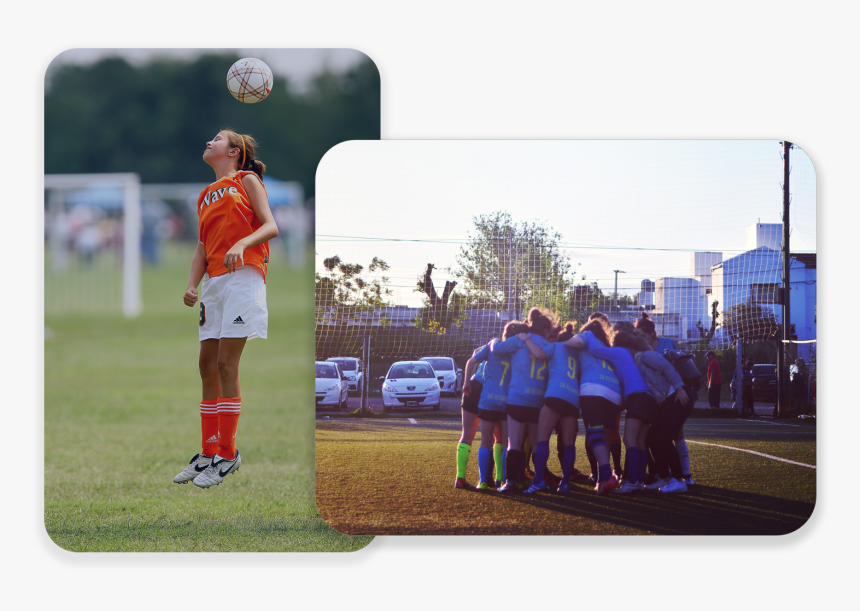 Girls Soccer Travel Teams Playing On A Field - Working As A Teamwork Quotes, HD Png Download, Free Download