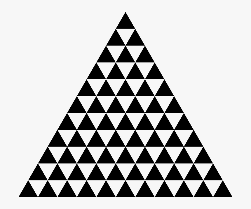 Triangle Of Triangles - Triangle Tessellation, HD Png Download, Free Download