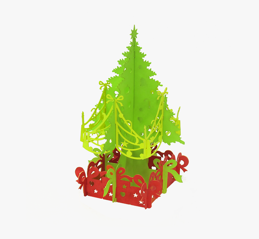 Christmas Tree With Presents Puzzlepop - Illustration, HD Png Download, Free Download