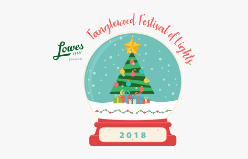 Drawn Christmas Tree Festival - Tanglewood Festival Of Lights 2018, HD Png Download, Free Download