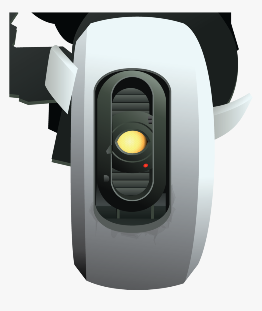 Scifi Vector Glados Vector Black And White Library - Glados Png, Transparent Png, Free Download