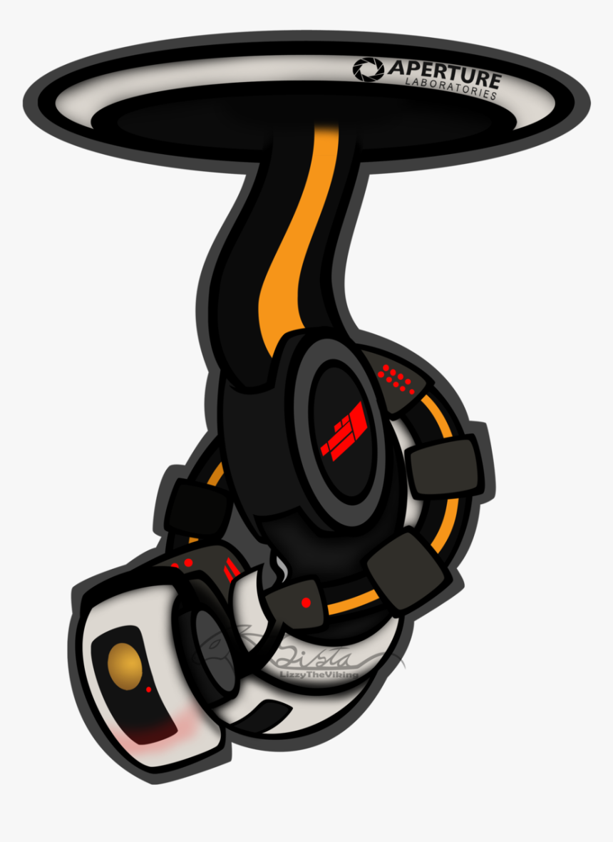 Scifi Vector Glados - Glados Clipart, HD Png Download, Free Download