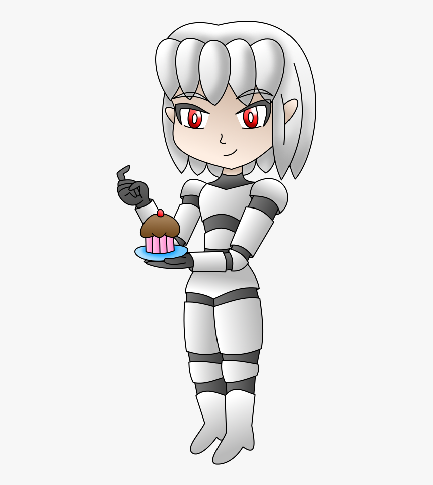 Gijinka Glados Transparent - Cartoon, HD Png Download, Free Download