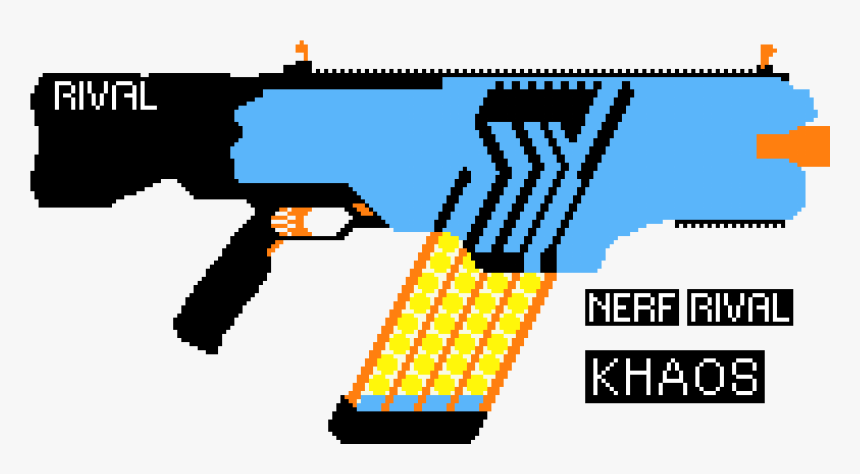 Nerf Pixel Art, HD Png Download, Free Download