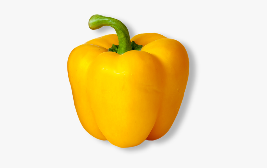 Bellpepper, Bell, Pepper, Raw, Vegetable, Ingredient - Yellow Pepper, HD Png Download, Free Download