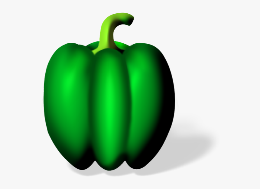 Ootf 27b - Green Bell Pepper, HD Png Download, Free Download