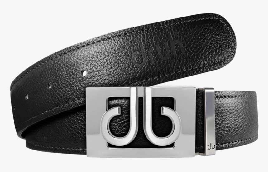 Black Full Grain Textured Leather Strap With Buckle - Db Golf Belt, HD Png Download, Free Download