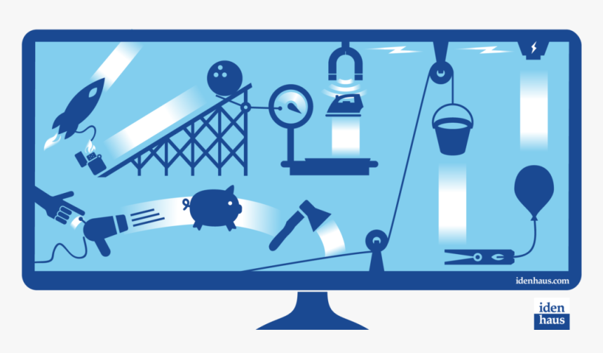 Idenhaus Identity Management Rubegoldberg V1 - Rube Goldberg Machine Png, Transparent Png, Free Download