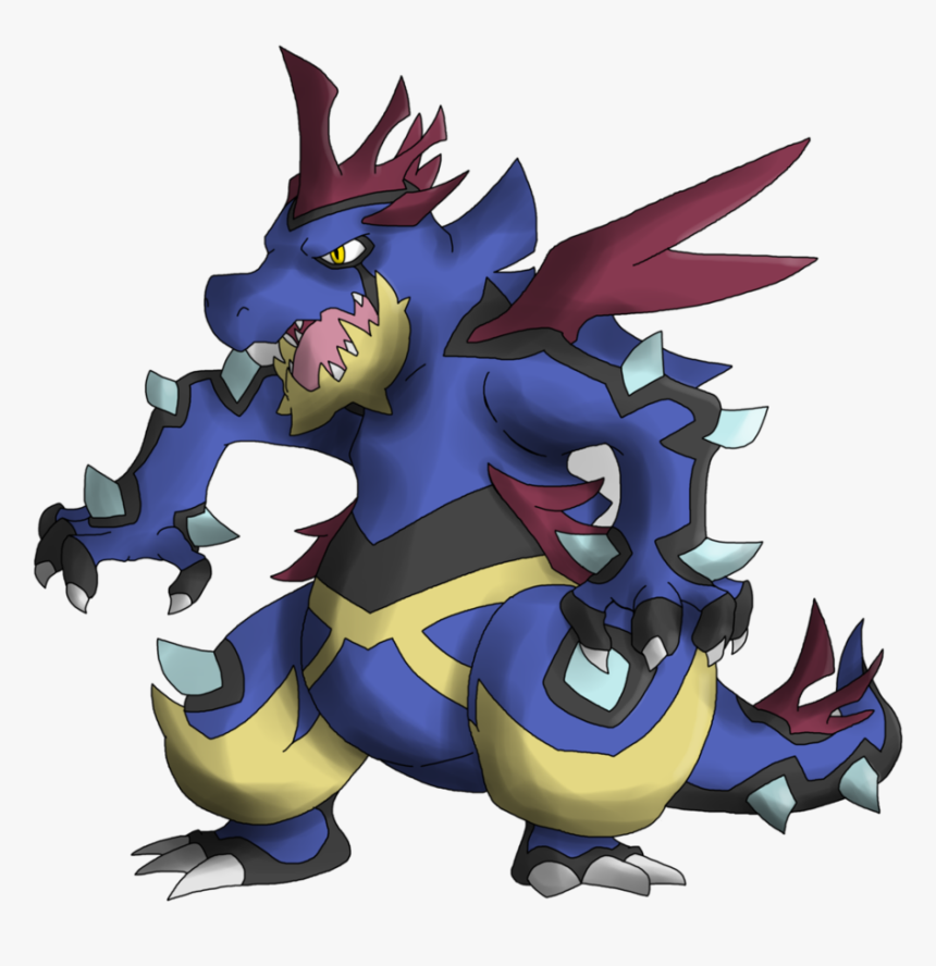 Totodile Evolution Wallpaper - Feraligatr Mega Evolution Y, HD Png Download, Free Download