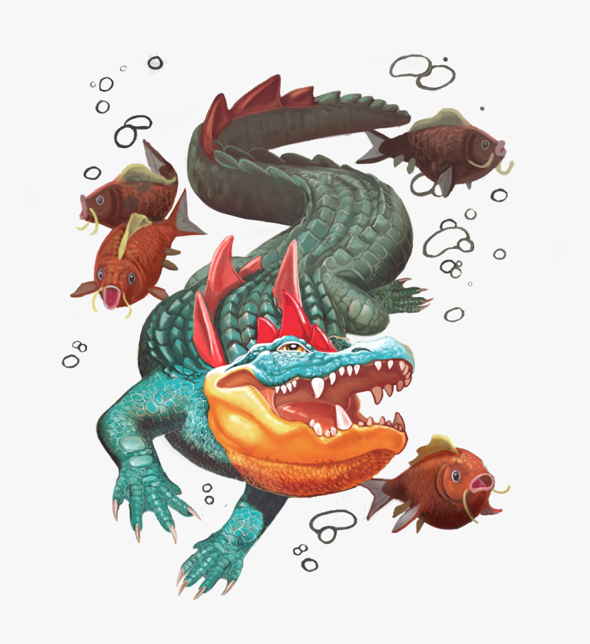 “ Transparent Feraligatr Is Swimmin’ Tumblr / Shirt - Illustration, HD Png Download, Free Download