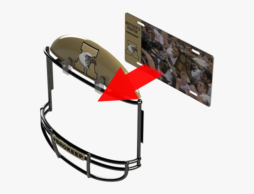 Abilene Eagles Football Helmet Frame & Metal Photo - Missile, HD Png Download, Free Download