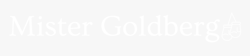 Mister Goldberg Logo White, HD Png Download, Free Download