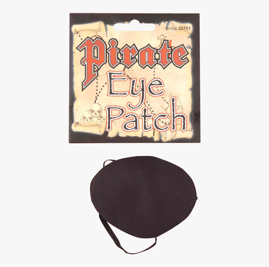 Satin Pirate Eye Patch - Eyepatch, HD Png Download, Free Download
