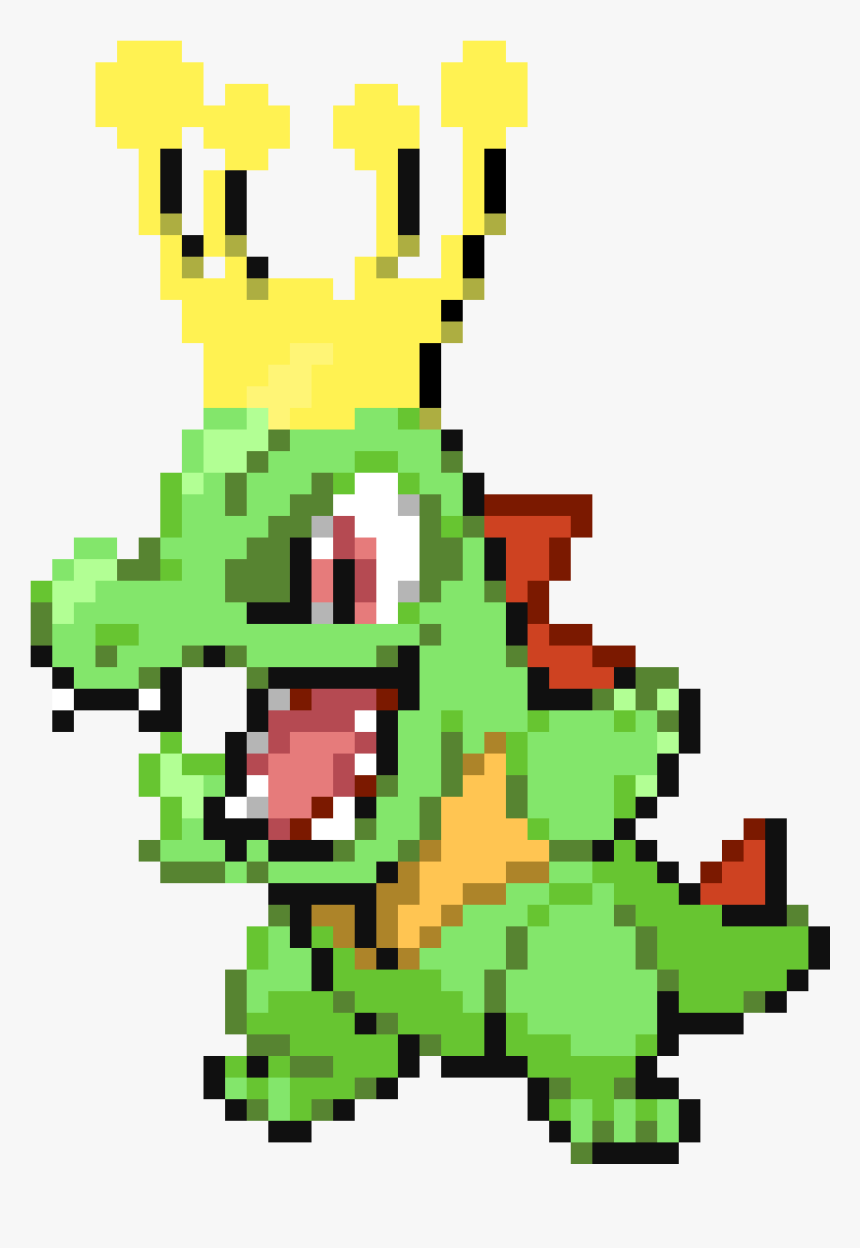 Pokemon Totodile Pixel Png, Transparent Png, Free Download