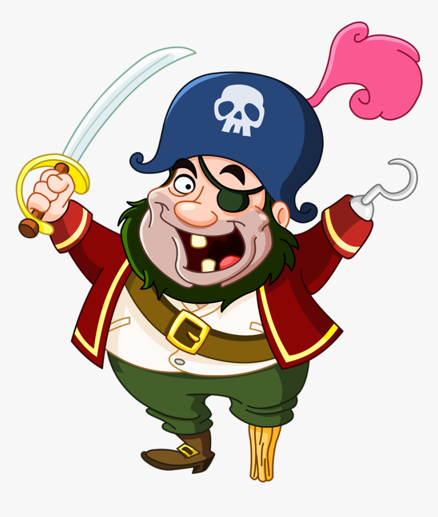 Transparent Pirate Eye Patch Png - Animated Pirates, Png Download, Free Download