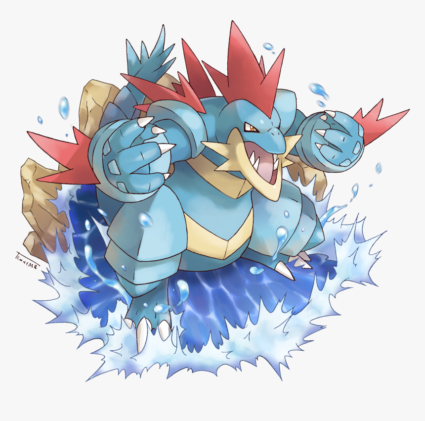 Mega Feraligatr By Tomycase-d714jvz - Pokemon Mega Feraligatr, HD Png Download, Free Download