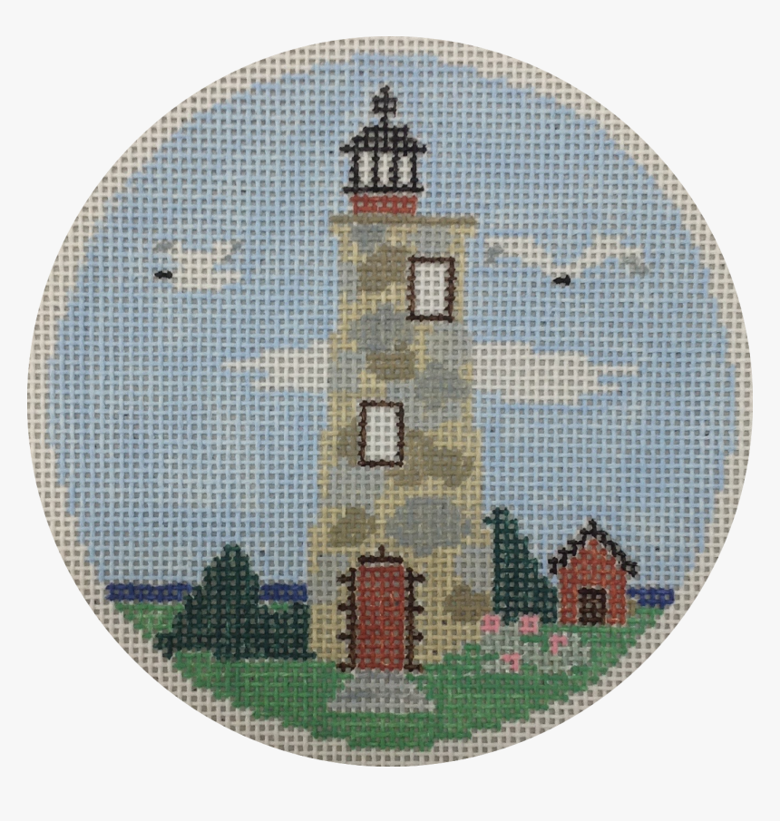 Bald Head Lighthouse - Cross-stitch, HD Png Download, Free Download