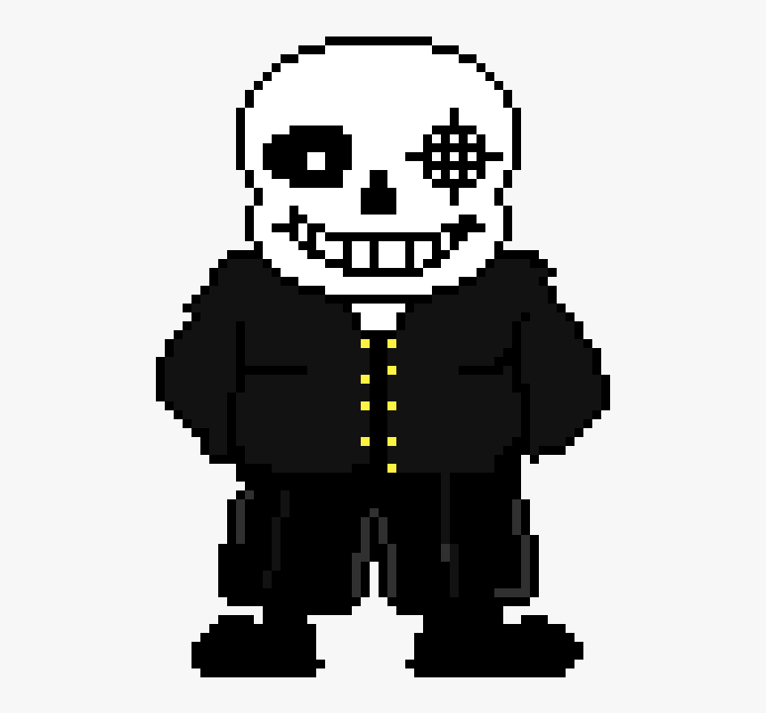 Transparent Sans Head Png - Sans Pixel Art Head, Png Download, Free Download