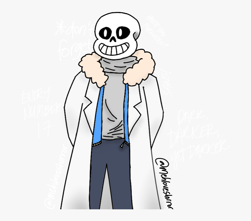 Undertale Sans Lab Coat, HD Png Download, Free Download