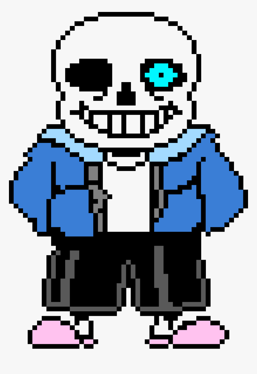 my pixel art of blue eyed sans : r/Undertale