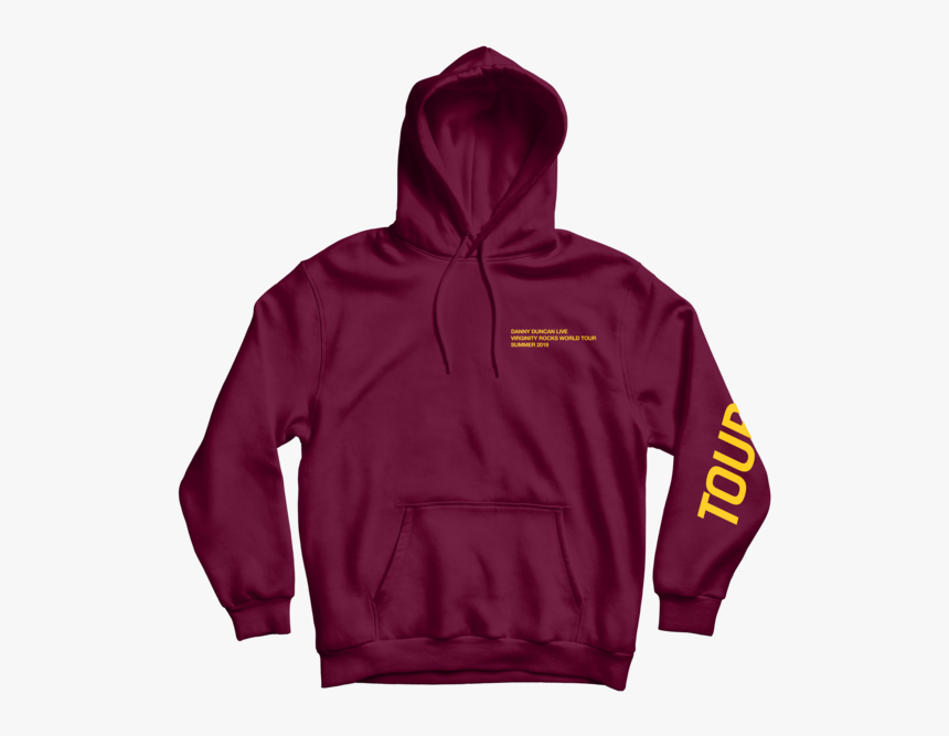 Virginity Rocks Tour 2019 Maroon Hoodie - Danny Duncan Legalize Eating ...