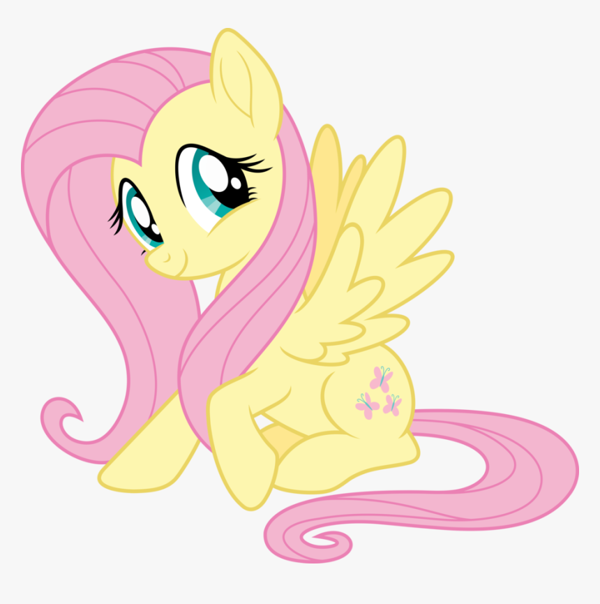 Mlp Fim New Fluttershy Happy Vector By Luckreza8 Dazz0nu - Mlp Fluttershy, HD Png Download, Free Download