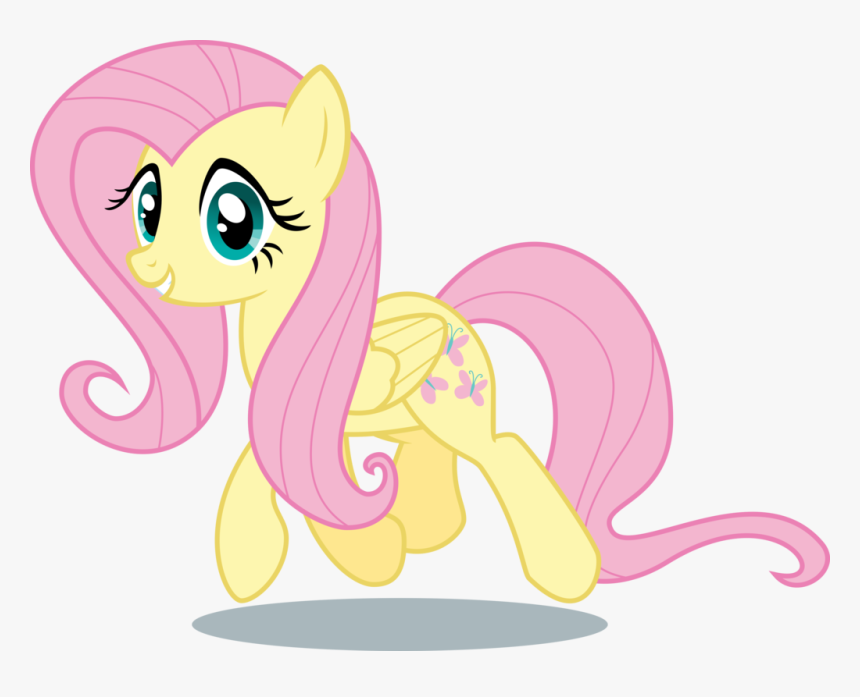 Fluttershy Trotting, Staring At You - Fluttershy My Little Pony Ponies, HD Png Download, Free Download