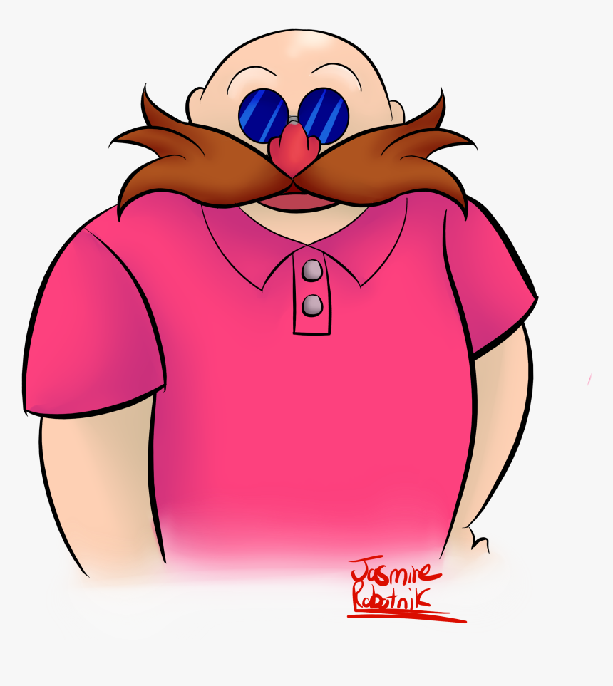 Eggman"s Pink Polo Shirt - Doctor Eggman, HD Png Download, Free Download